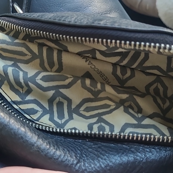 Black Pebbled Leather Rebecca Minkoff 'Julian' Backpack - Picture 5 of 11